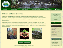Tablet Screenshot of friendsofmianusriverpark.org